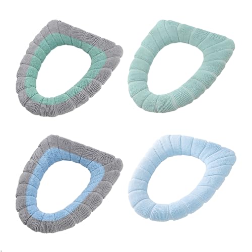 Butyeak Fundas de Felpa para Asiento de Inodoro, Funda de Asiento Lavable para Inodoro, Asientos de...