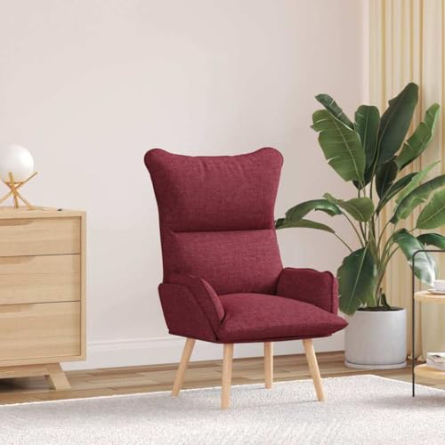 Genérico sillón Rojo Vino 69 x 74 x 93 cm Tela Sherpa,Mobiliario,Sillas,Sillones-42001868