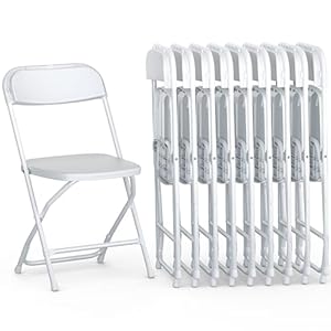 10 Pack Foldable Plastic Chair | Fo...