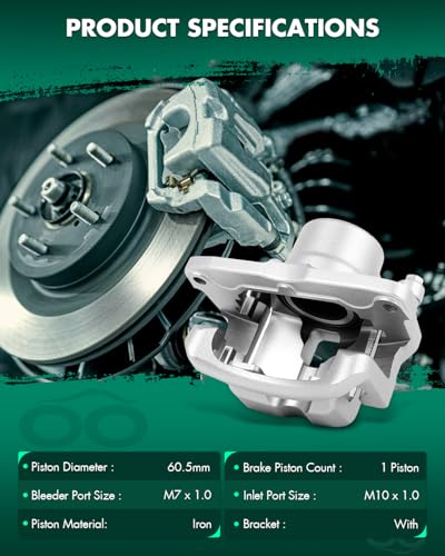 Image of SCITOO - Front Disc Brake Calipers Assembly with Bracket For Toyota For RAV4 2001 2002 2003 2004 2005 19B2688 19B2689