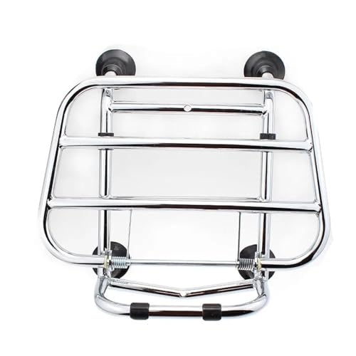 Porte-bagages avant Vespa Sprint 150 2017 noir en acier inox - 2