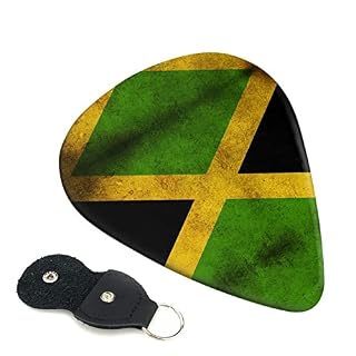 Ensemble de 6 médiators de guitare avec drapeau jamaïcain pour guitare acoustique, guitare électrique, basse, ukulélé… - Les Beatles, Paul McCartney, John Lennon, RIngo Starr, George Harrison