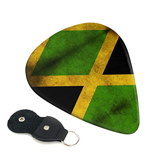 Ensemble de 6 médiators de guitare avec drapeau jamaïcain pour guitare acoustique, guitare électrique, basse, ukulélé… - Les Beatles, Paul McCartney, John Lennon, RIngo Starr, George Harrison Ensemble de 6 médiators de guitare avec drapeau jamaïcain pour guitare acoustique, guitare électrique, basse, ukulélé…