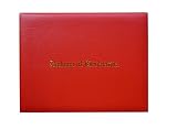 Certificate Cover Imprinted "Diploma of Graduation" Faux-Leather Diploma Holder 8.5" x 11" Grad Days