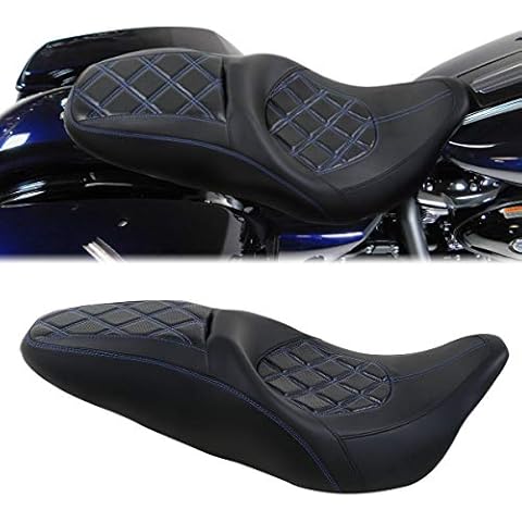 TCMT Driver Rider Passenger Seat for Harley Touring Models Cover