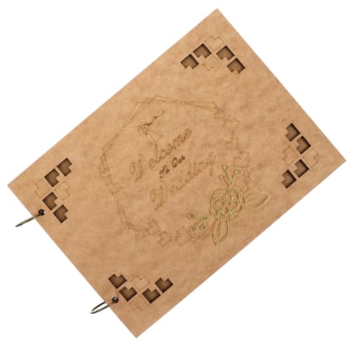 VILLFUL de Rústico para Bodas con Diseño Páginas de Asistencia para Invitados y Recuerdos Decorativos