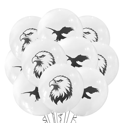 Ballon latex aigle tête blanche anniversaire américain match