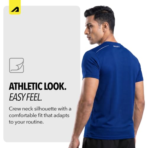 Image of Boldfit Gym T Shirts for Men Workout Breathable T Shirt for Man Active Wear Sports Tshirt for Men Lightweight Gym Tshirts for Man Dry Fit Running T Shirts for Boys Regular Fit Sports Tshirts