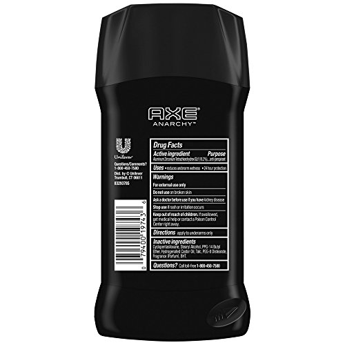 Desodorante sólido Axe Arnarchy Invisible 2.7 oz miniatura 2