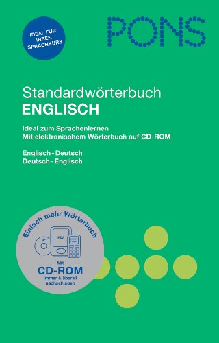 PONS Standardwörterbuch Englisch - Deutsch / Deutsch - Englisch