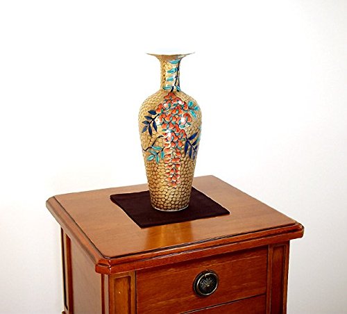 Amazon.co.jp: 有田焼・伊万里焼の陶器花瓶・黄金藤絵｜贈答品｜ギフト