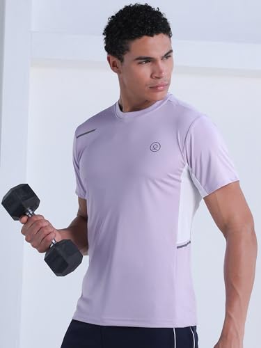 Image of CHKOKKO Gym T Shirts for Men Workout Quick Regular Dry Fit Sports Tshirt for man Breathable Moisture-Wicking Half Sleeve Round Active wear Running Boys T Shirt