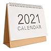 Amosfun Bureaukalender 2021 Desktop Staande Kalender Flip Maandelijkse Kalender Organiseren Dagelijkse Planner Planner…