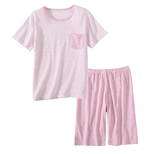 Toddler Boys Girls Summer Cotton Stripes Short Pajama Set Kids Jammies Sleepwear