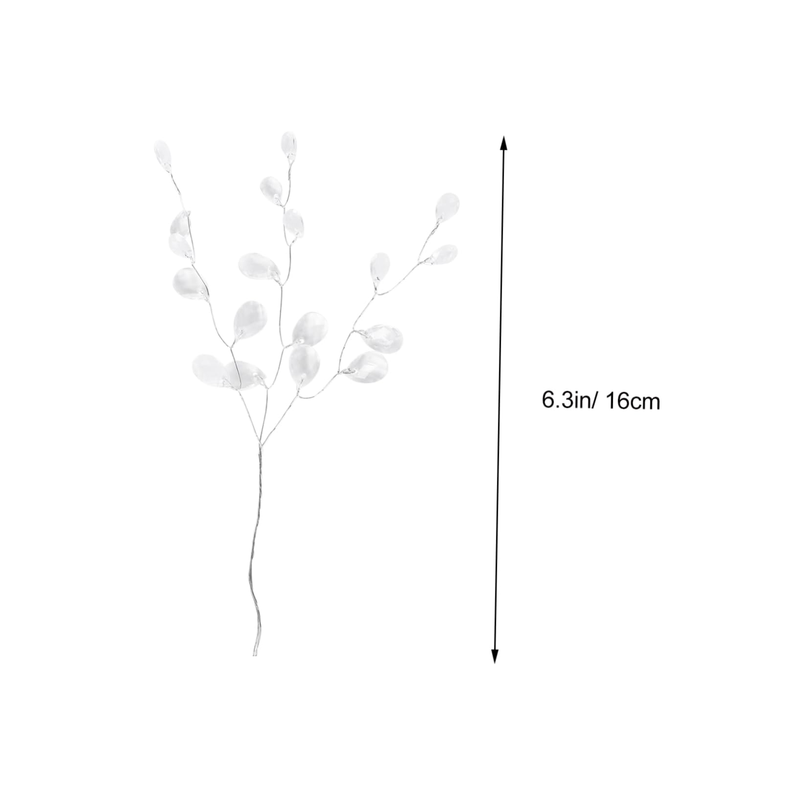 AUTSUPPL Set of 50 Acrylic Crystal Bead Drops Stems for Wedding Decorations Crafts