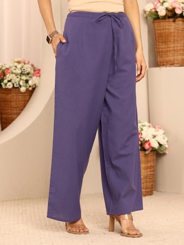 Image of Libas Embroidered Cotton Blend Straight Co Ord Set | daily wear | casual wear | office wear