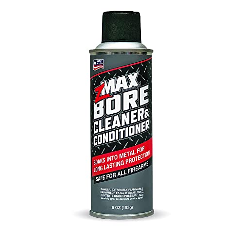 Zmax 50-503 Firearm Aerosol 2 Pack Bore Cleanser/Conditioner & Bolt Lube Aerosol Spray Micro Lubricant | Reduces Carbon Build Up | Easy To Use | Extends Firearm Gun Performance 2 Cans 6.8Oz/5Oz #TOP1