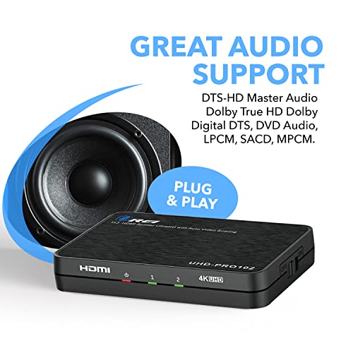 Image of OREI 4K@60Hz 1x2 HDMI Splitter (Downscaler) (UHD-PRO102)