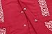 Men's Guayabera Shirts Short Sleeve Casual Snap Shirts(Red,2XL)