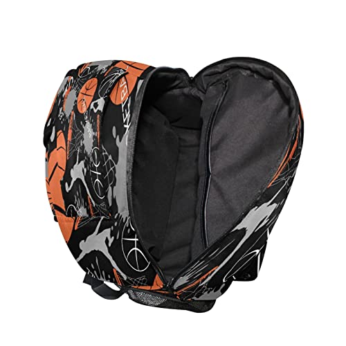 Sport Man Basketball School Backpack For Girls Boys Kids Laptop Backpack Travel Camping Daypack #TOP4