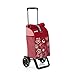 Produktbild Gimi Trolley Rolling, Einkaufstrolley, Thermotasche, rot, 50 l Volumen, 30 kg Tragekraft, Teleskop