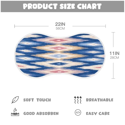 Kigai Ethnic Print Baby Burp Cloths Extra Soft and Absorbent Burping Rags Cotton Burping Clothes Baby Washcloths for Newborn Boys Girls - 1 Pack4