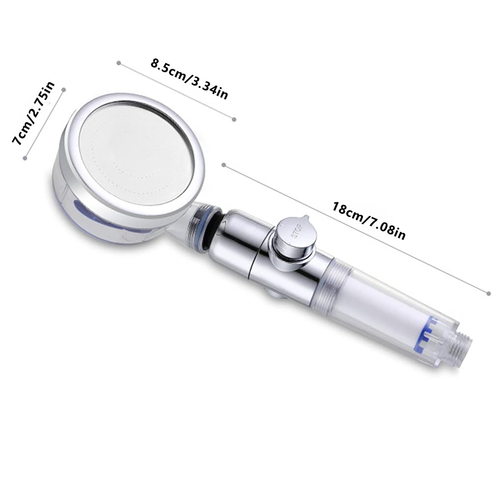 Cabezal de duchaCabezal de ducha y manguera Ducha de lluvia for baño presurizada, cabezal de ducha ajustable, filtro de cabezal de ducha de alta presión for boquilla de agua, rociador de baño desmonta