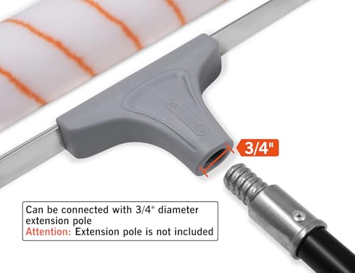 ROLLINGDOG 18 Inch Paint Roller - 18" Paint Roller Kit,Paint Tray Kit with 2pcs Tray Liners - Image 6