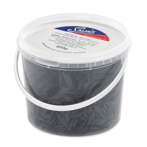 SALMIX Handgefertigte Salmiakpastillen, Erwachsenenlakritz, 1er Pack (1 x 500 g)
