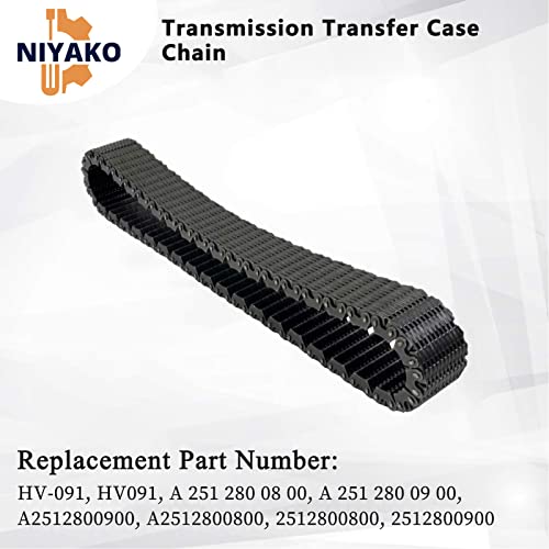 Niyako HV-091 Transfer Case Chain Morse Chain Replacement# 𝐇𝐕-𝟎𝟗𝟏 A2512800800 A2512800900 Fit 2003-2010 Mercedes Ml & Gl & R Series thumb #2