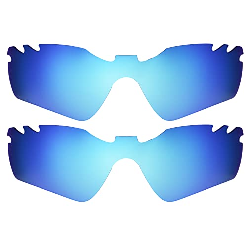 Verres polarisés anti buée ventilés bleu compatibles Oakley Radar Path contre l éblouissement