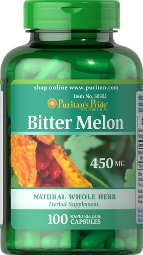 Puritan's Pride Bitter Melon 450 mg-100 Capsules by Puritan's Pride