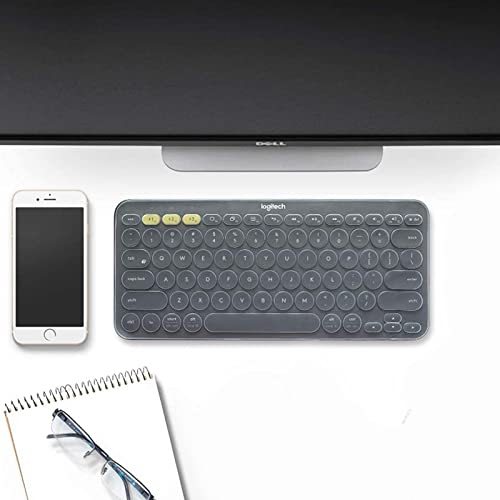 K380 Logitech Keyboard Cover Ultra-Thin Silicone, Keyboard Cover For Logitech K380 Wireless Keyboard, Waterproof Dustproof Logitech Keyboard Skin (Transparent) #TOP7