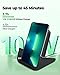 Wireless Charger YUWISS Wireless Charging Stand Cordless Charger 10/7.5/5W Compatible with iPhone 14 13 12/12 /11Pro Max/XR/XS Max/XS/X/8/8Plus Galaxy S22/S21/S9/S9+/S8/S8+ Note