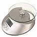 PPITVEQ Digital Kitchen Bilance, Multifunzione Cibo Scala, con Tara Funzione E Rimozione Vassoio di Vetro, 5Kg 11lb, Sensor System Alta Precisione, G/OZ