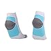 Adecco LLC 2 Pair Foot Compression Socks For Plantar Fasciitis Heel Spurs Pain Relief