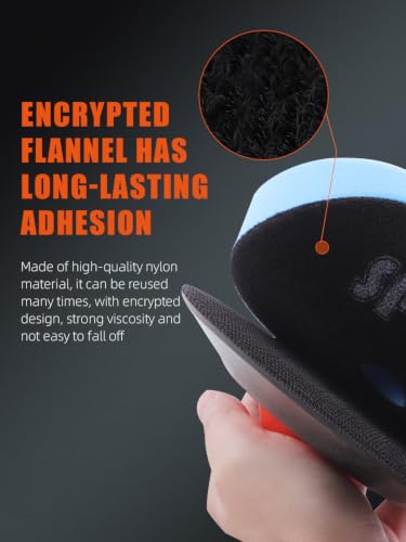 Image of Blue T60 Moderate-Cut Foam Polishing Pads, SPTA 1Pc 3.5 Inch Face for 3 Inch 80mm Backing Plate Compound Buffing Sponge Pads for Car Buffer Polisher Compounding, Polishing and Waxing -FPTSS3G
