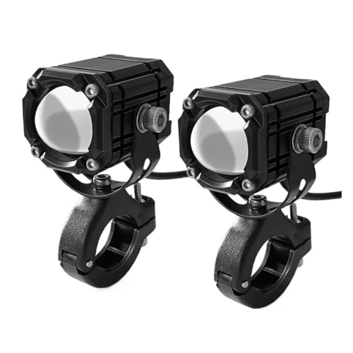 Projecteur LED auxiliaire pour motos idéal pour les sorties nocturnes en forêt