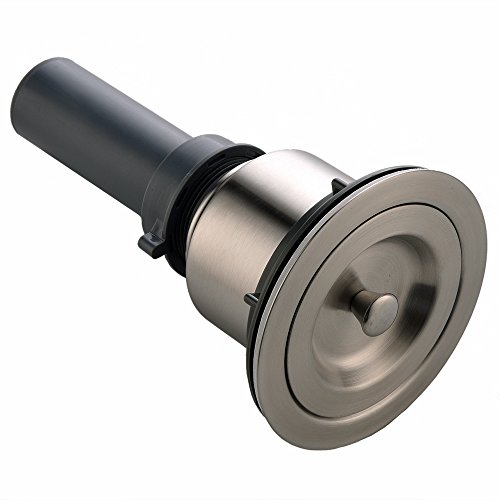 VAPSINT 4.3 Inches 304 Stainless Steel Drain Strainer Assembly Kitchen Sink Strainer, Drain Waste Trap With basket