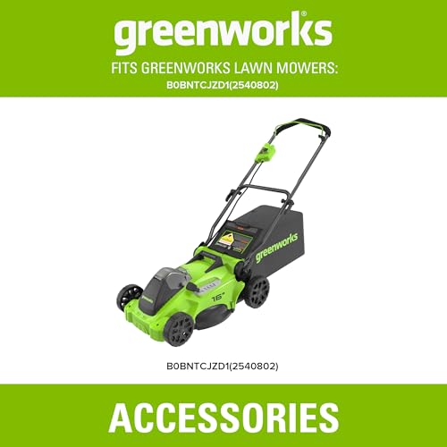 Image of Greenworks Replacement Lawn Mower Blade (Fits : 16 inch Brushless Mower / 2540802)