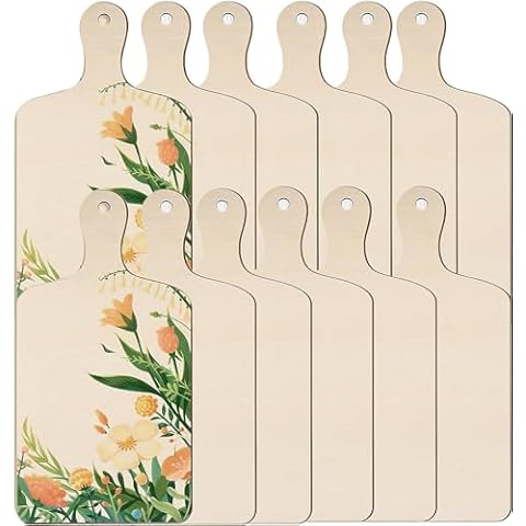Nvanvmm 20pcs Mini Wooden Cutting Boards Cover