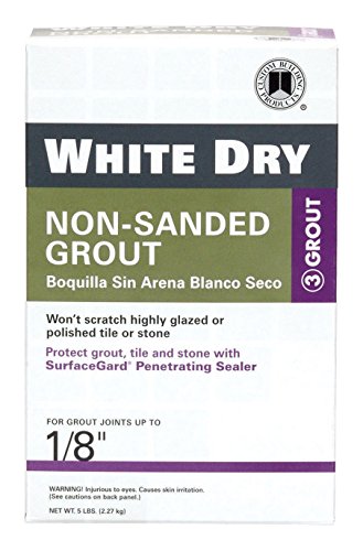 Custom Building Products WDG5-4 5 Lb White Dry Non-Sanded Tile Grout