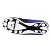 Optimum Tribal Moulded, Zapatillas de Fútbol Niños, Negro (Black/Blue), 26