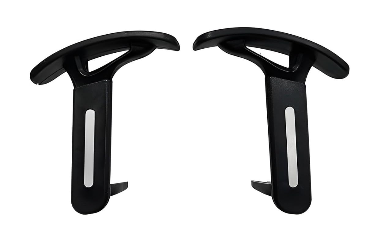LELA SEATING COMFORT Office Chair Armrest Handle Replacement | L Shape Handle Set for Medium Back Ergonomic Chairs | Computer, Study and Work from Home Chair Parts and Accessories
