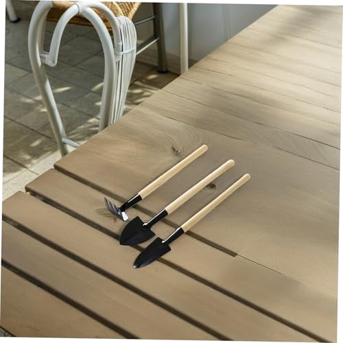 Toyvian 9piezas Kit para Jardinería con Pala De Jardinería Herramienta Manual para Suculentas y Huerto para Trasplantar Deshierbar y Mantener Plantas De Interior - imagen 4