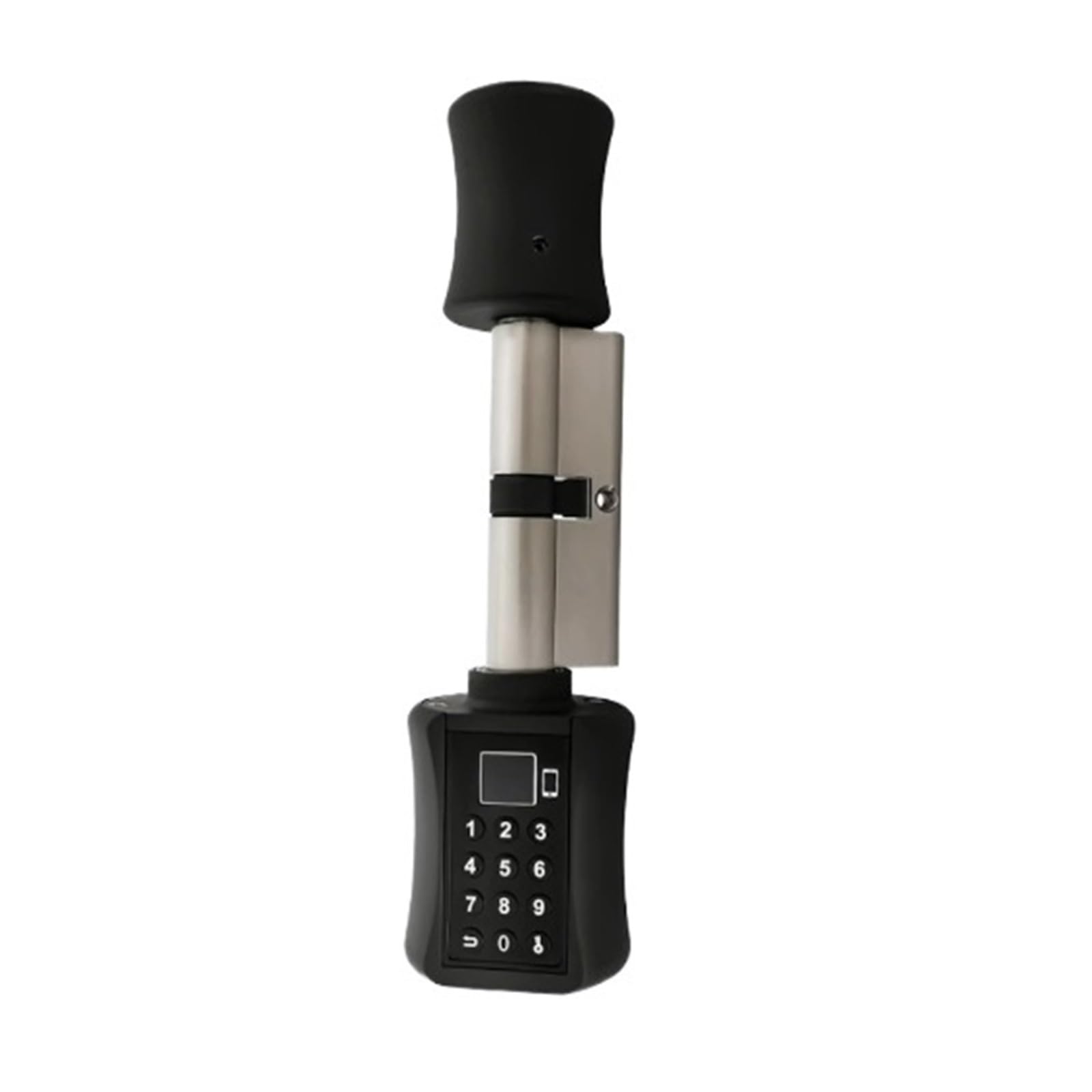 Cilindro De Cerradura Inteligente App Contraseña Huella Teclado | Biométrico, Electrónico, Digital, Código, Sin Llave(Black-Fingerprint)