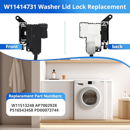 Image of W11414731 W11513248 Washer Machine Lid Lock Switch Assembly
