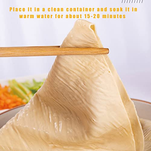 Tofu skin,Sheet-（17.6oz/500克） Yunnan Shiping Dried Tofu Skin Handmade Thousands of Tofu Skin Tofu Bamboo Dried Tofu Skin Soy Products，soy products, Dried Fried Soybean Tofu Skin Vegan Food,豆腐皮500g - Thumbnail 2