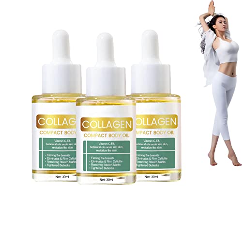 TQIUH Beautywomen Collagen Lifting Body Oil, Beauty women Collagen Lifting Body Oil,Anti Aging Collagen Serum for Face, Reduces Fine Lines & Wrinkles (3PCS)