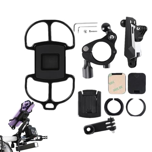 Porte-Téléphone pour Vélo Support Smartphone Guidon VTT Cyclisme Anti-Choc - 7